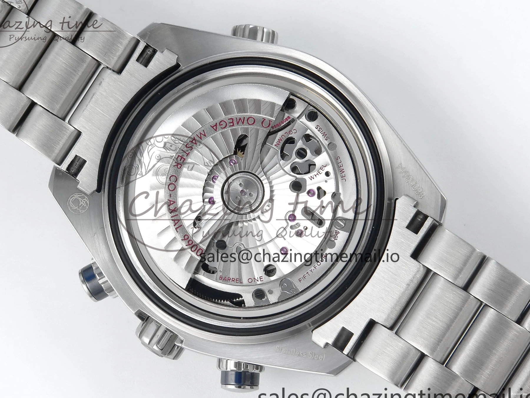 0407 Planet Ocean Master Chronometer 600M 45.5mm SS SCF 1:1 Best Edition Blue Bezel Blue Dial on SS Bracelet A9900 Super Clone Lightweight 7676